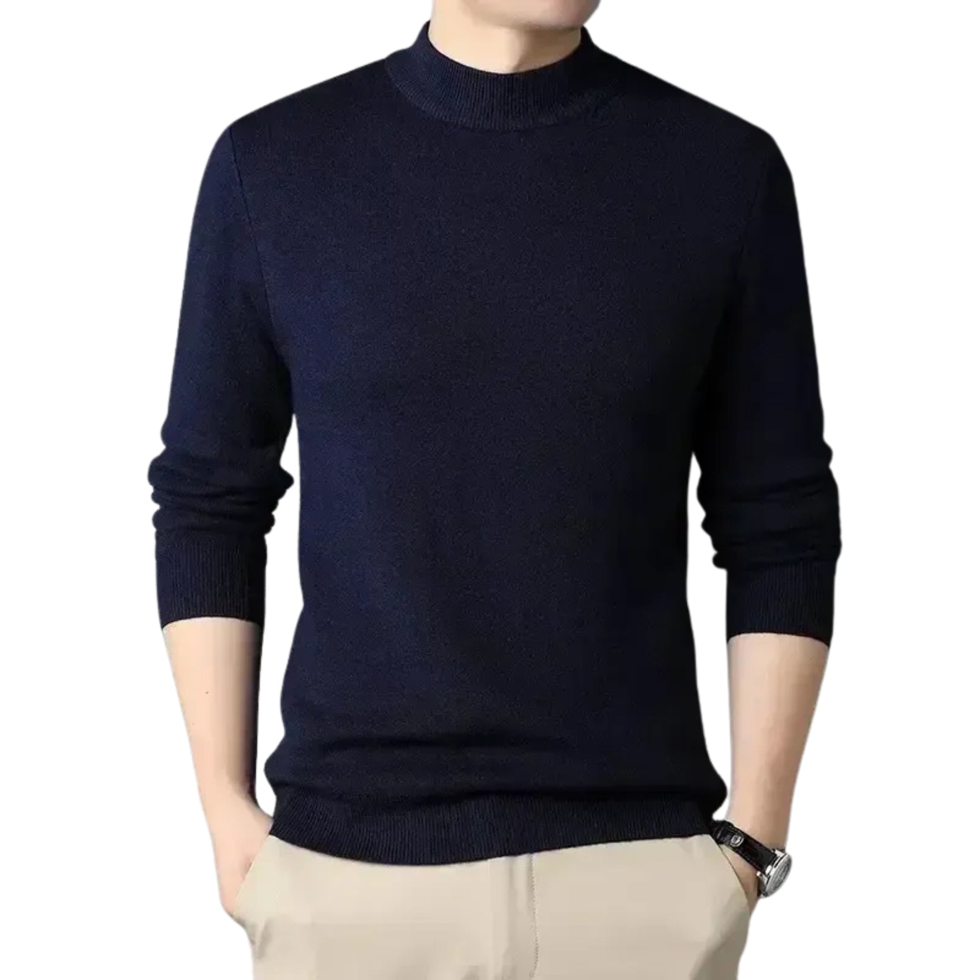 Damien High Neck Cashmere Jumper