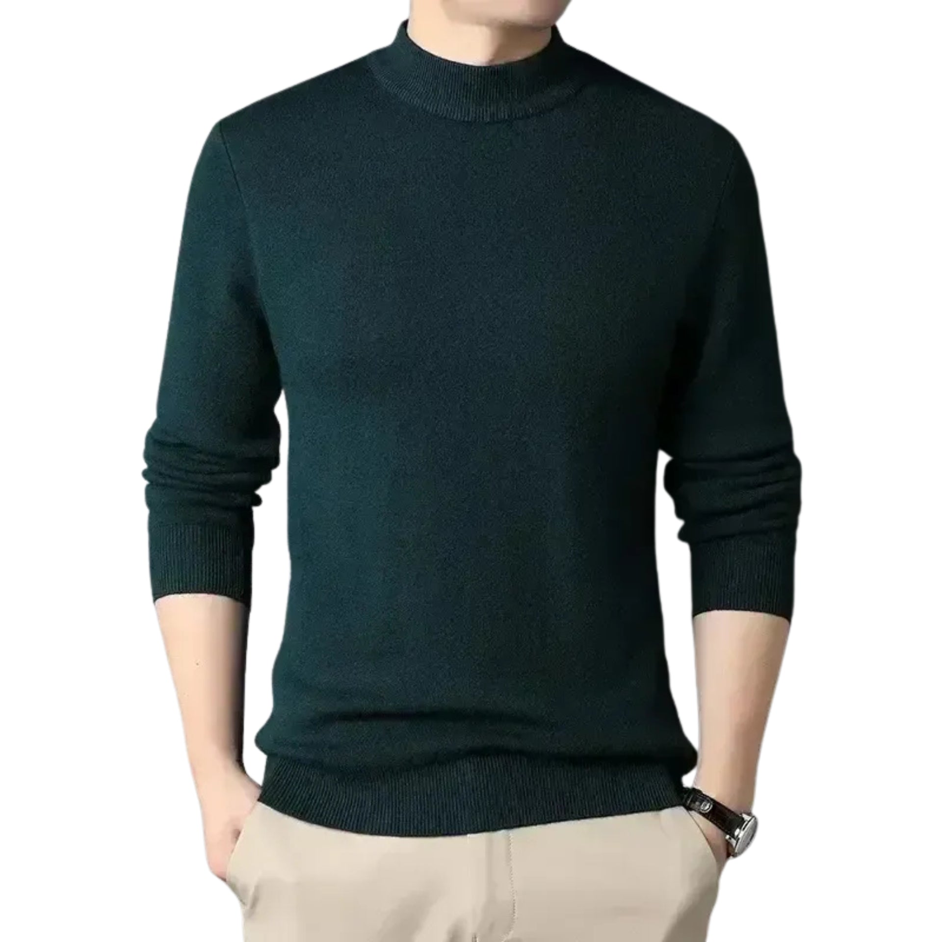 Damien High Neck Cashmere Jumper