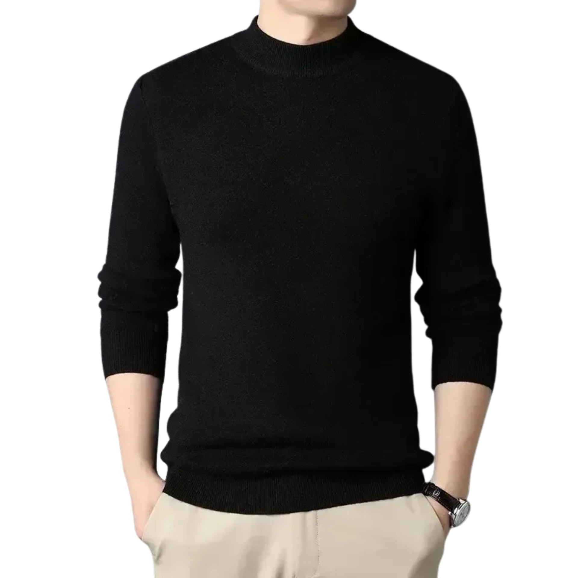 Damien High Neck Cashmere Jumper