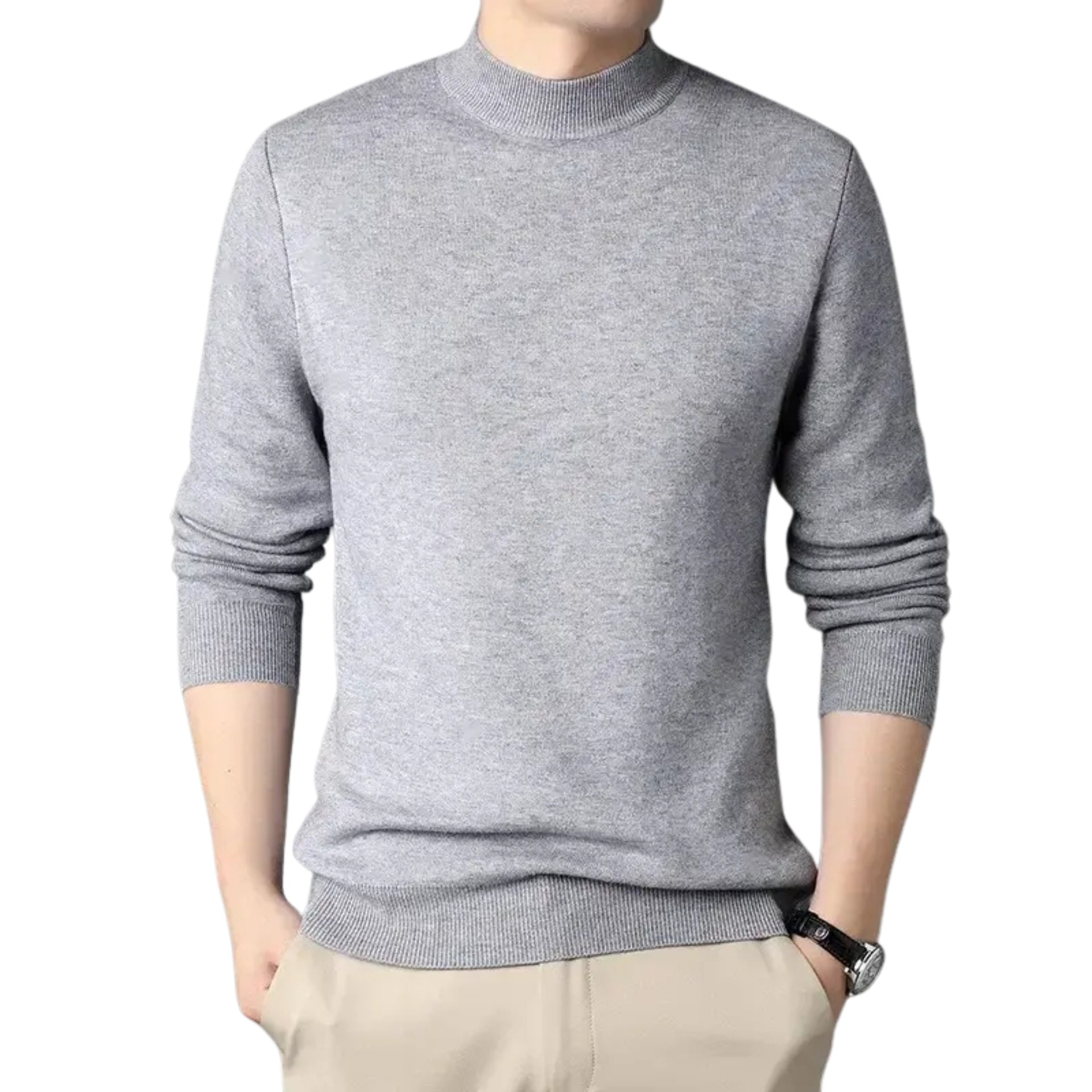 Damien High Neck Cashmere Jumper